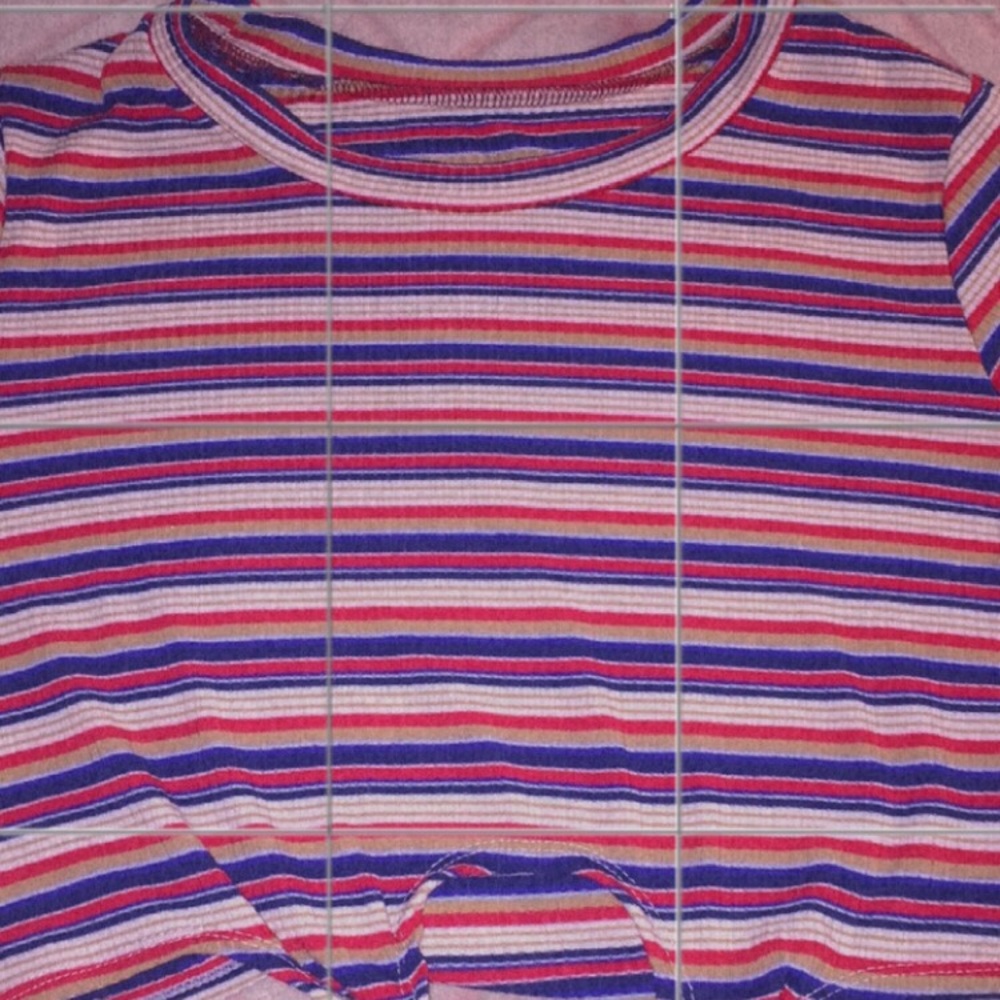 Colorful crop top